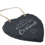 We're Terribly Posh, Our Second…' Slate Hanging Heart, thumbnail 2 of 3