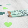 Irish Love Sayings: Gift Pencil Set, thumbnail 2 of 8