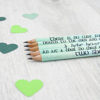 Irish Love Sayings: Gift Pencil Set, 2 of 8