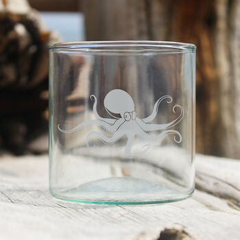 Pair Of Recycled Tumblers Whale/Dolphin/Octopus/Turtle, 3 of 6