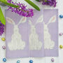 Easter Rabbit Linen Napkin Crackers, thumbnail 9 of 12