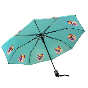 Pomeranian Dog Print Umbrella, 3 of 4