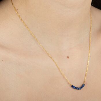 Blue Lapis Beads Necklace, 5 of 5