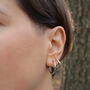 Silver Hoop Earrings Simple Everyday Jewellery, thumbnail 1 of 6