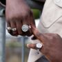 Silver St George Stainless Steel Signet Ring For Men, thumbnail 1 of 10