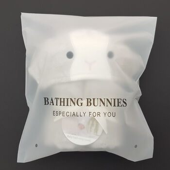 Personalised Sweet Pea Bunny Baby Towel, 7 of 8