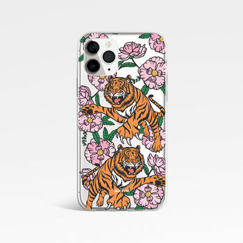 Peony Tiger Phone Case For iPhone, 9 of 9