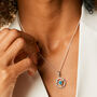 Throat Chakra Turquoise Sterling Silver Necklace, thumbnail 3 of 12