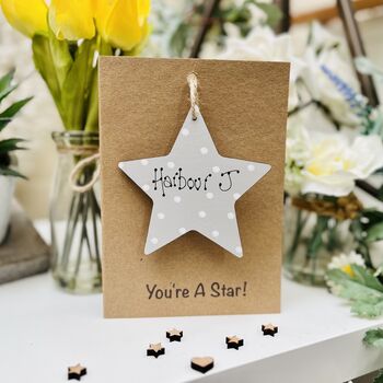 Personalised You're A Star Card Congrats Birthday, 5 of 5