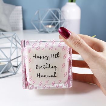 Birthday Scented Square Candle For Her, 6 of 12