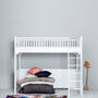 Children's Luxury Loft Bed In White, thumbnail 3 of 3