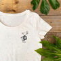 Cocktail Bear Women's Organic T Shirt, thumbnail 1 of 7