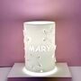 Personalised Star Table Lamp Ideal Christening Gift, thumbnail 3 of 9