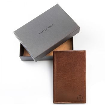 Personalised Leather Golf Card Holder. 'The Sestino', 5 of 12