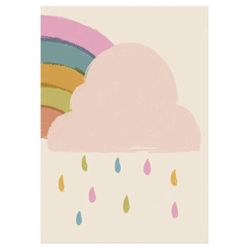 Rainbow Cloud Children's Print, 2 of 2