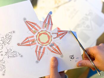 Printable Advent Calendar Colour And Make 24 Gift Boxes, 5 of 11