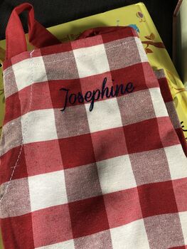 Personalised Unisex Canvas Apron | Baking Gift For Men, 12 of 12