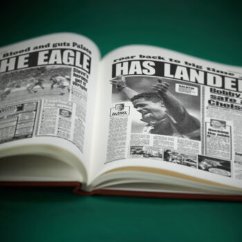 Crystal Palace Personalised Football Gift Eagles Newspaper History Book, 7 of 12