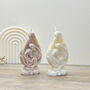 Christmas Holy Family Nativity Candle In Angel Wings, thumbnail 2 of 9