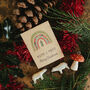 Rainbow Seed Packet Christmas Cards X 10, thumbnail 1 of 1