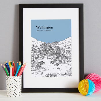 Personalised Wellington Print, 5 of 10