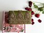 Amarna Olive Green Clutch, thumbnail 1 of 7
