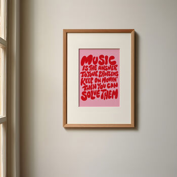 Music Is The Answer Print, 7 of 8
