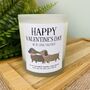 Personalised Dachshund Valentines Candle Gift, thumbnail 3 of 12