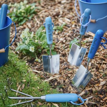 Personalised Blue Garden Tools, 3 of 6