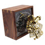 Brass Sextant With Wooden Box, thumbnail 6 of 9