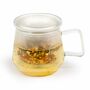 Livorno Tea For One Glass Tea Cup With Filter, thumbnail 1 of 9