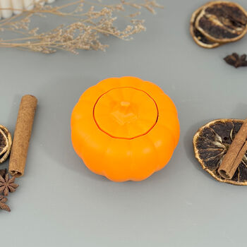Orange Autumn Pumpkin Trinket Dish Halloween Decoration, 8 of 10