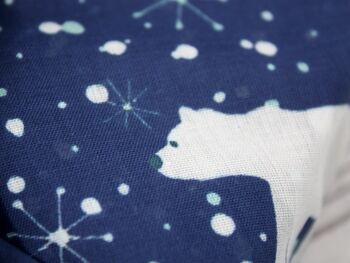 Christmas Furoshiki Fabric Wrap Set Of Three, 3 of 9
