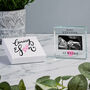 Personalised Baby Scan Glass Token For New Parents, thumbnail 2 of 5
