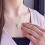 Little Acorn And Oak Leaf Silver Or Solid Gold Necklace, thumbnail 1 of 9