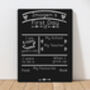 Personalised First Day Of School Chalkboard School Font, thumbnail 5 of 6