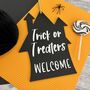 Trick Or Treaters Halloween Welcome House Decoration, thumbnail 1 of 3