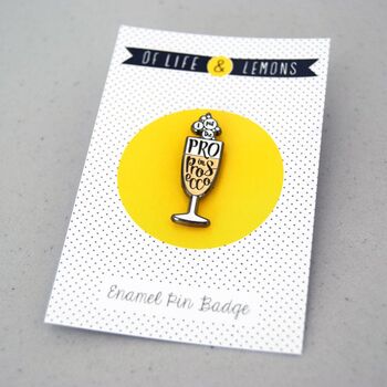 Prosecco Pin Badge, 2 of 3