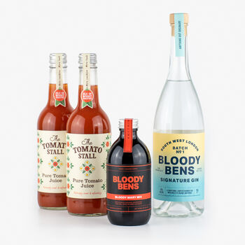 Bloody Bens Gin Bloody Mary Mix Gift Pack, 2 of 3