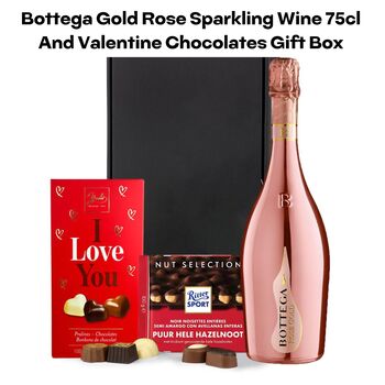 Personalised Wine/Champagne Valentine's Day Hamper, 5 of 7
