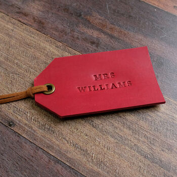Personalised Leather Tag, 7 of 10