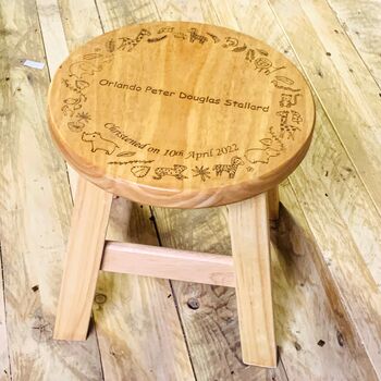 Personalised Jungle Stool, 2 of 2