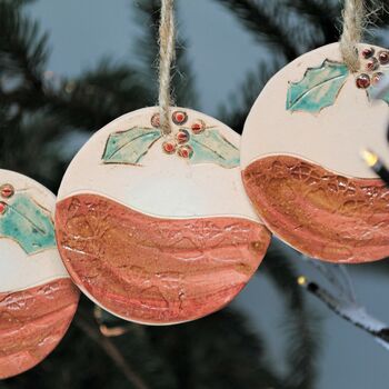 Christmas Pudding Tree Decorations, 2 of 3
