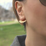 Geometric Stud Earrings 18k Different Ways Of Wearing, thumbnail 1 of 6