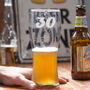 Personalised Beer Glass Range 30th Birthday, thumbnail 1 of 5
