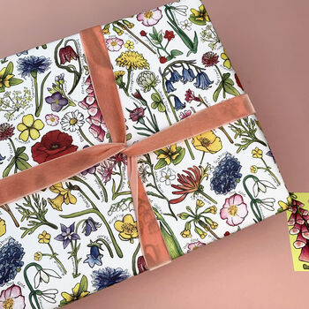 Wildflowers Of Britain Wrapping Paper Set, 4 of 11