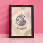 Follow The Call Of The Disco Ball Framed Print, thumbnail 1 of 6