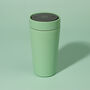 Circular And Co Travel Mug Made From Recycled Stainless Steel 12oz Seaglass Green, thumbnail 1 of 8