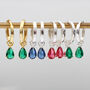 Sterling Silver Or 18ct Gold Plated Crystal Earrings, thumbnail 1 of 8