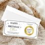 Personalised Birthday Surprise Scratch To Reveal Voucher, thumbnail 1 of 5
